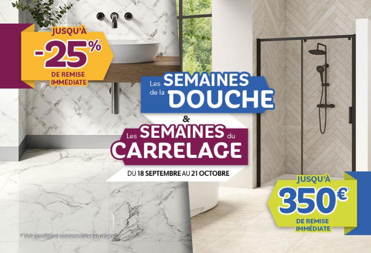 Semaine de la douche et du carrelage Comptoir des fers